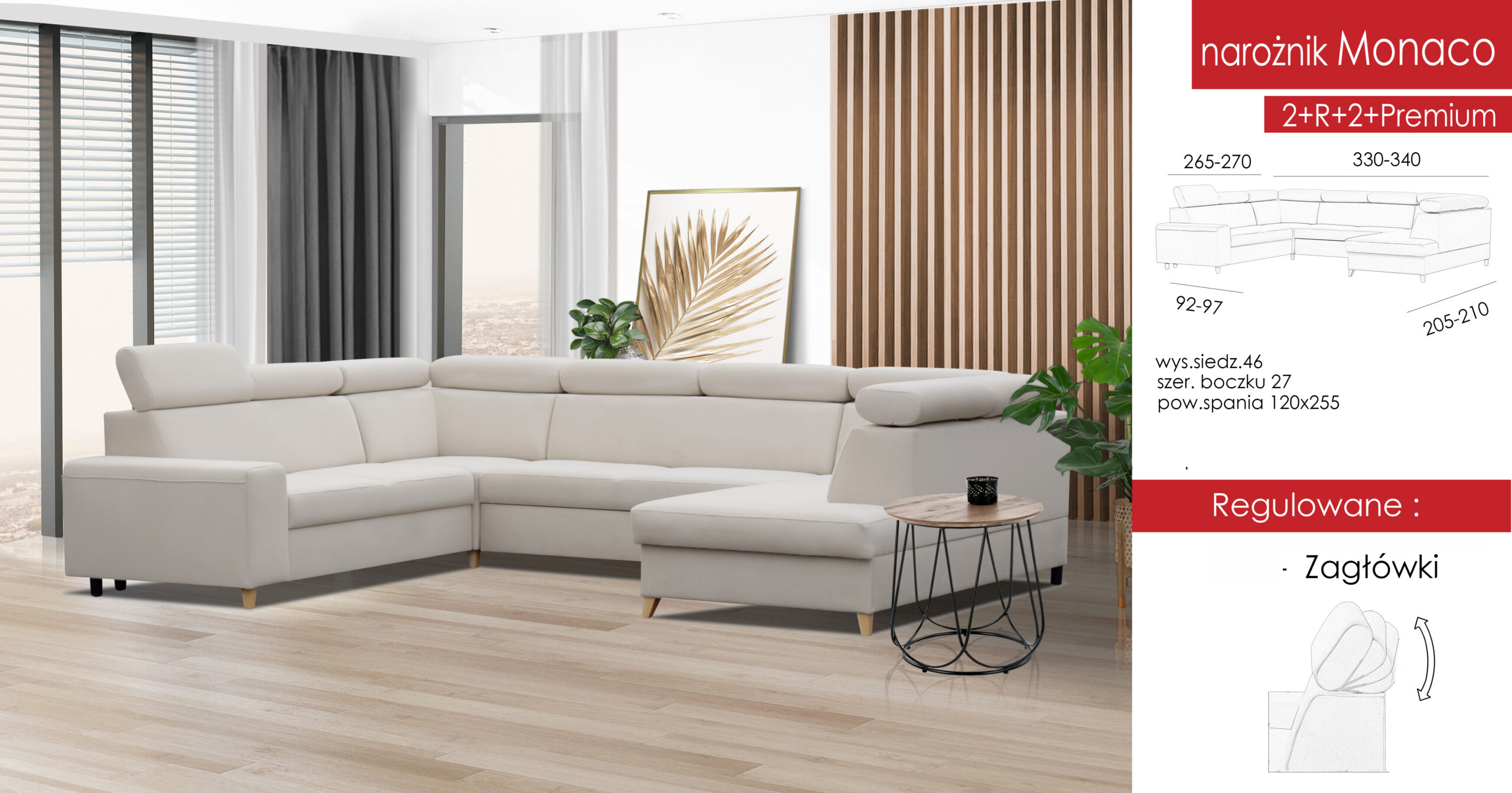 Monaco 2+R+2+Premium